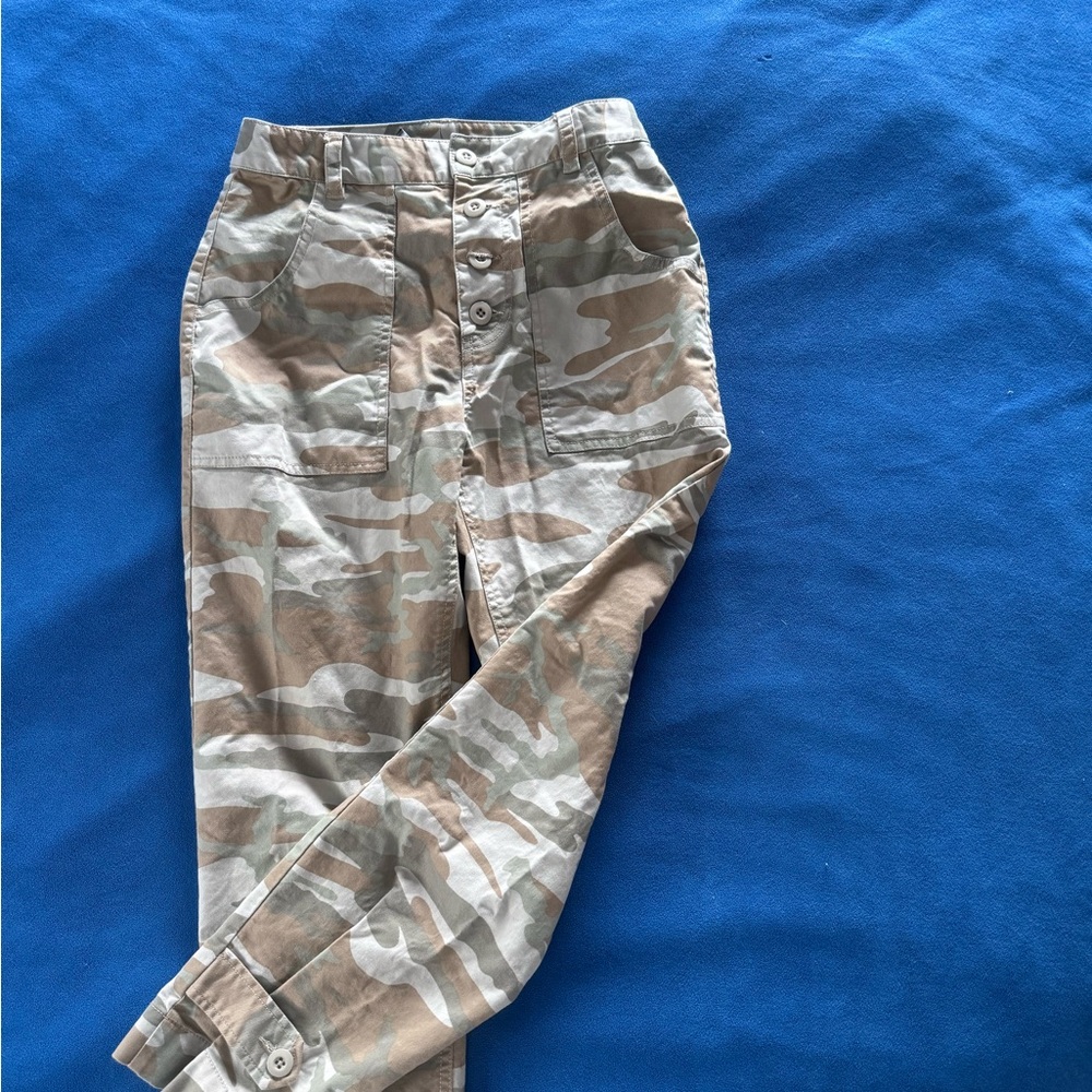 Rails Tan Camouflage Pants.  Women’s.